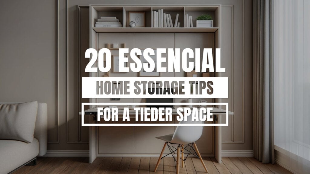 20 Essential Home Organization Tips For A Tidier Space
