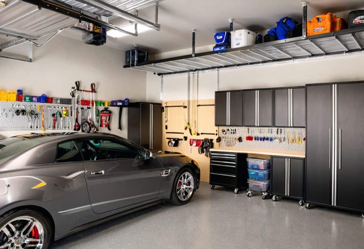 A beautifully organized garage.