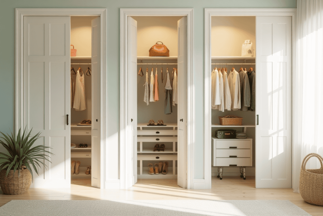Closet Styles for Every Sarasota Home Walk-in, reach-in, and child-friendly custom closets featured in a Sarasota home with organized, coastal-inspired design.
