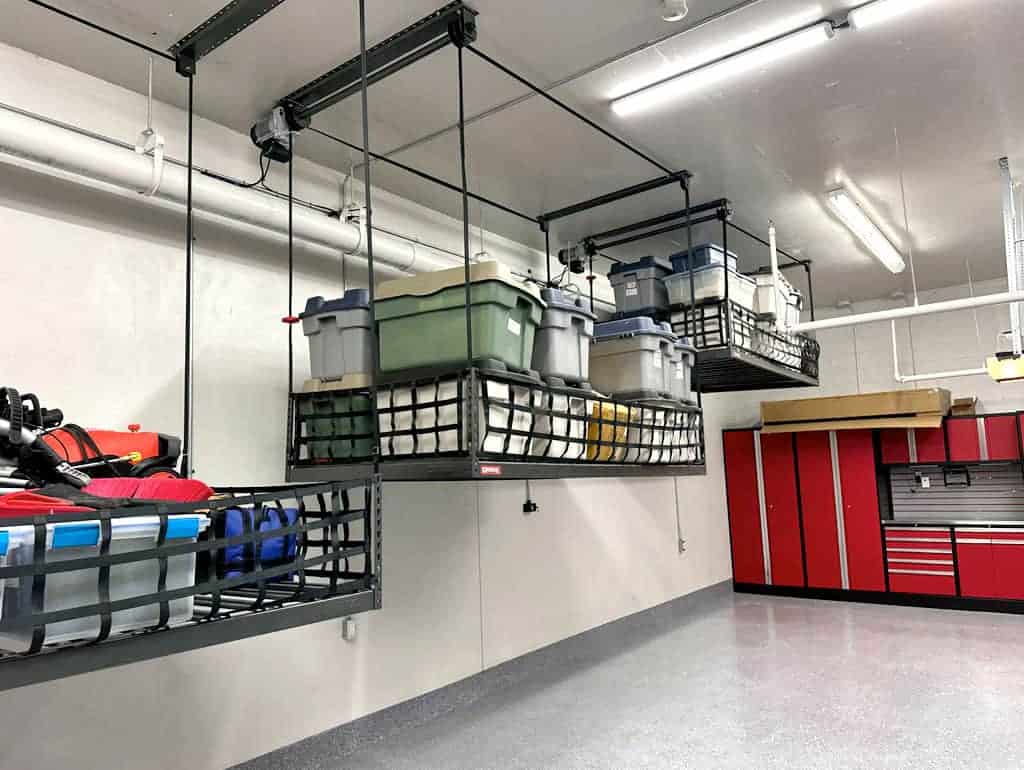 Motorized garage rack limitations in Sarasota garages - TRU Home Pros
